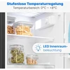 Bomann mini šaldytuvas su šaldikliu, 91 l talpa, reguliuojama temperatūra, juodas, KS 7254
