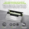 Bonsenkitchen vakuuminė pakavimo mašina, 135 W nerūdijančio plieno, automatinis, VS3201-V2