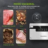 Bonsenkitchen vakuuminė pakavimo mašina, 135 W nerūdijančio plieno, automatinis, VS3201-V2
