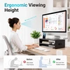 BONTEC dviejų lygių monitoriaus stovas su klaviatūros dėklu, iki 29,94 kg, FBA_MTR-S2