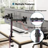 BONTEC dviejų monitorių stalo laikiklis 13–27 col., VESA 75/100 mm, iki 8kg B07PN8XQ78