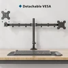 BONTEC dviejų monitorių stalo laikiklis 13–27 col., VESA 75/100 mm, iki 8kg B07PN8XQ78