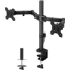 BONTEC dvigubas stalinis monitorių laikiklis 13–27 col., VESA 75 × 75/100 × 100 mm, MDM 002
