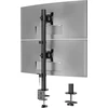 BONTEC dvigubas stalo monitorių laikiklis 13–34 col., iki 10 kg, VESA 75/100, MDM002A
