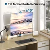 BONTEC dvigubas stalo monitorių laikiklis 13–34 col., iki 10 kg, VESA 75/100, MDM002A