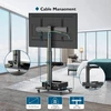 BONTEC mobilus televizoriaus stovas su ratukais 30–70 colių, VESA 600 × 400, FITW-2