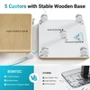 BONTEC mobilus televizoriaus stovas su ratukais 32–80 col., iki 60 kg, FITW-2WW