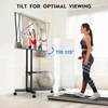 BONTEC mobilus televizoriaus stovas su ratukais 32–85 col. televizoriams, iki 55 kg, FN611-FBA