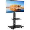 BONTEC mobilus televizoriaus stovas su ratukais 30–70 colių, VESA 600 × 400, FITW-2
