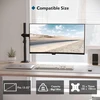 BONTEC monitoriaus laikiklis 13–32 colių ekranams, VESA 75 × 75/100 × 100 mm, iki 8kg MDM001C-v02