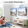 BONTEC pakreipiamas sieninis televizoriaus laikiklis 26–65 col., iki 55 kg, VESA 400 × 400, 115SB