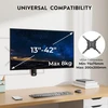 BONTEC sieninis monitoriaus ir televizoriaus laikiklis 13–42 col., dujinis, VESA 75 × 75–200 × 200, GWM01