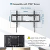 BONTEC sieninis televizoriaus laikiklis 17–86 col., VESA 600 × 400 mm, 75 kg, 119SB