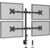 BONTEC stalinis laikiklis 4 monitoriams 13–27 colių, VESA 75 × 75/100 × 100, MDM004