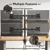 BONTEC stalinis laikiklis 4 monitoriams 13–27 colių, VESA 75 × 75/100 × 100, MDM004