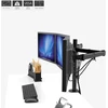 BONTEC stalinis laikiklis trims 13–24 colių monitoriams, VESA 75 × 75/100 × 100, MDM003