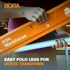 BORA sulankstomi plieniniai pjovimo ožiai, 2 vnt., 612 kg vienam ožiui, PM-3350T