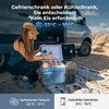 BougeRV automobilinė kompresorinė šaldymo dėžė 20 l, 12/24 V, -20 °C – 22 °C, CRPRO20