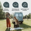 BOXIO kompaktiška mobilioji atskirianti tualeto dėžė, 40 x 30 x 28 cm, juoda, BOX-TOI-BL-403027-PLUS