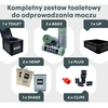 BOXIO mobili kompostuojanti tualeto dėžė, atskyrimo funkcija, 40 x 30 x 28 cm, juoda, BOX-TOI-BL-403027-MAX