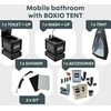BOXIO mobilus sanitarinės paskirties stovyklavimo tualeto ir praustuvo rinkinys, 40 x 30 x 28 cm, BOX-SAN-1