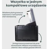 BOXIO nerūdijančio plieno dujinė stovyklavimo viryklė su vėjo apsauga, 1500 W, BOX-COOK-1