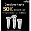Braun elektrinis depiliatorius Silk-épil 7, atsparus vandeniui, baltas/sidabrinis, SE7-011