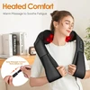 Brelley Shiatsu kaklo ir nugaros masažuoklis su šildymu, 8 masažiniais mazgais JHR2