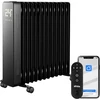 Brigros alyvinis elektrinis radiatorius 2500 W, 13 sekcijų, Wi-Fi, EFU13FINS