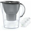 BRITA vandens filtravimo ąsotis Marella 2,4L su 3 Maxtra Pro filtrais, elektrinis indikatorius