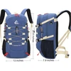 Bseash turistinis vandeniui atspari kuprinė 40 l su lietaus apsauga, 53 cm, mėlyna, 0219