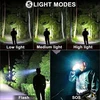 Bud K galvos žibintas LED, 90000 lm, USB įkrovimas, IPX6, zoom funkcija, 5 režimai, XHP70