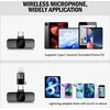 BYbrutek belaidžių atlapinių mikrofonų rinkinys su USB-C ir Lightning, 2,4 GHz, K5-Type C