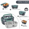 BYbrutek elektrinė pietų dėžutė 100 W, 1,5 l, 12 V/24 V/220 V, B0D6LDGR4X