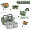 BYbrutek elektrinė pietų dėžutė 100 W, 1,5 l, 12 V/24 V/220 V