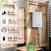 Camplux dujinis momentinis vandens šildytuvas, 6 l/min, 12 kW, balta, BW158C