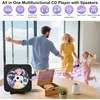 Canareen nešiojamas CD grotuvas su Bluetooth 5.1, FM radiju ir USB, modelis 909