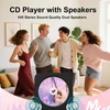 Canareen nešiojamas CD grotuvas su Bluetooth 5.1, FM radiju ir USB, modelis 909