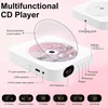 Canareen nešiojamas CD grotuvas su Bluetooth 5.1, FM radiju ir sieniniu tvirtinimu W09