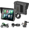 Carpuride motociklo GPS navigacija su 5 colių lietimui jautriu ekranu, belaidžiu CarPlay ir Android Auto, Bluetooth, IP67, W502S PRO