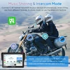 Carpuride motociklo navigacija su 5 colių lietimui jautriu ekranu, Bluetooth, CarPlay, Android Auto, W502B Pro