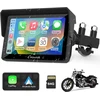Carpuride motociklo navigacija su 5 colių jutikliniu ekranu, belaidžiu CarPlay, Android Auto ir Bluetooth, modelis W502