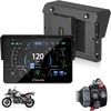 CARPURIDE motociklo navigacijos sistema su 5 colių ekranu, Bluetooth, CarPlay, Android Auto, W502BS Pro