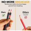Castle Art Supplies 72 spalvotų pieštukų rinkinys su minkštu grafitu ir užsegamu dėklu CAS-72CPZ