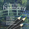 Castle Art Supplies Monet teminė 24 spalvotų pieštukų rinkinys metalinėje dėžutėje