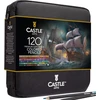 Castle Art Supplies spalvotų pieštukų rinkinys, 120 vnt., minkšti, dailininkams, CAS-120CPZ