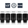 CCLIFE 8 dalių 12-kampių smūginių galvučių rinkinys 1/2 col., 30–36 mm, 5307