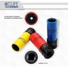 CCLIFE smūginių galvučių rinkinys ratų varžtams 17–21 mm, 85 mm, 3 vnt., 5498