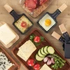Cecotec raclette grilis Cheese & Grilis 8200 Wood 1200 W, 8 keptuvėlės