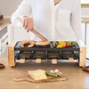 Cecotec raclette grilis Cheese & Grilis 8200 Wood 1200 W, 8 keptuvėlės
